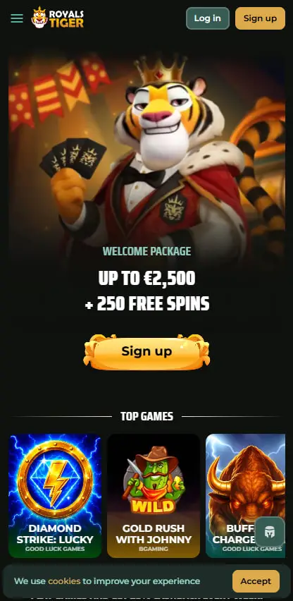 Online-Casino RoyalsTiger – Casino ohne Ausweis mit Freispiele-Fokus